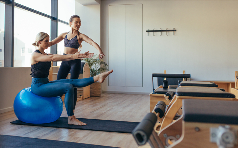 Tudo sobre aula de pilates com bola!