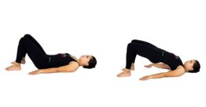 Pilates para corredores: Exercício Ponte