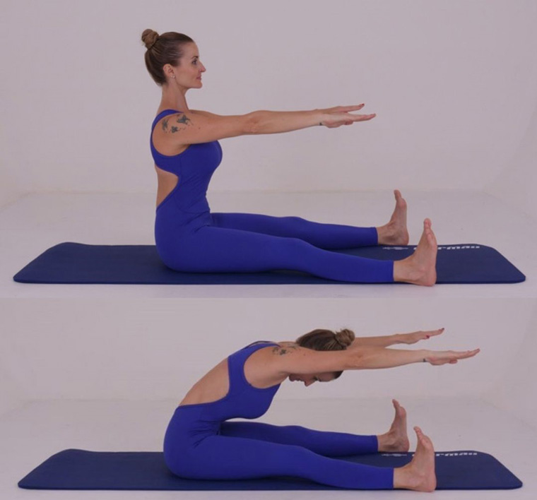 The Spine Stretch - exercícios originais de Pilates