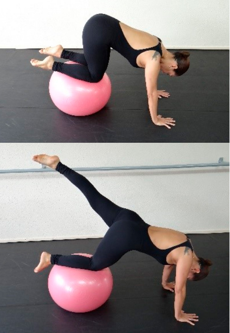 Arabesque - Vantagens de trabalhar exercícios de Pilates com a bola (+5 exercícios passo a passo)