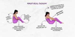Half Roll Down - exercícios para a coluna
